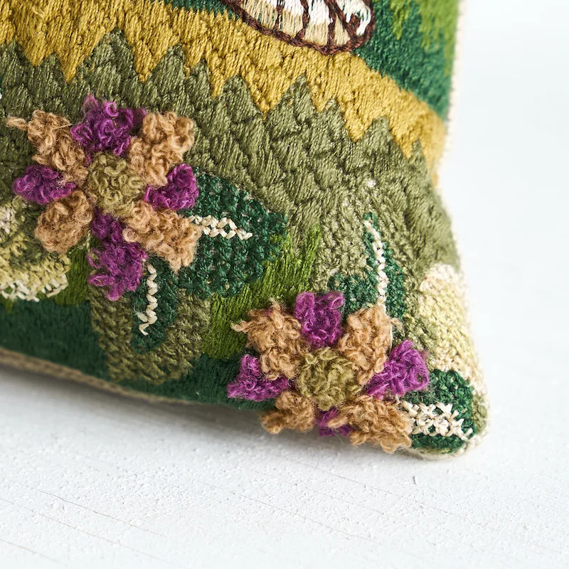 SO72450111 | Gerry Embroidery Pillow a - Document Schumacher Gerry Embroidery Pillow a in Document (SO72450111)