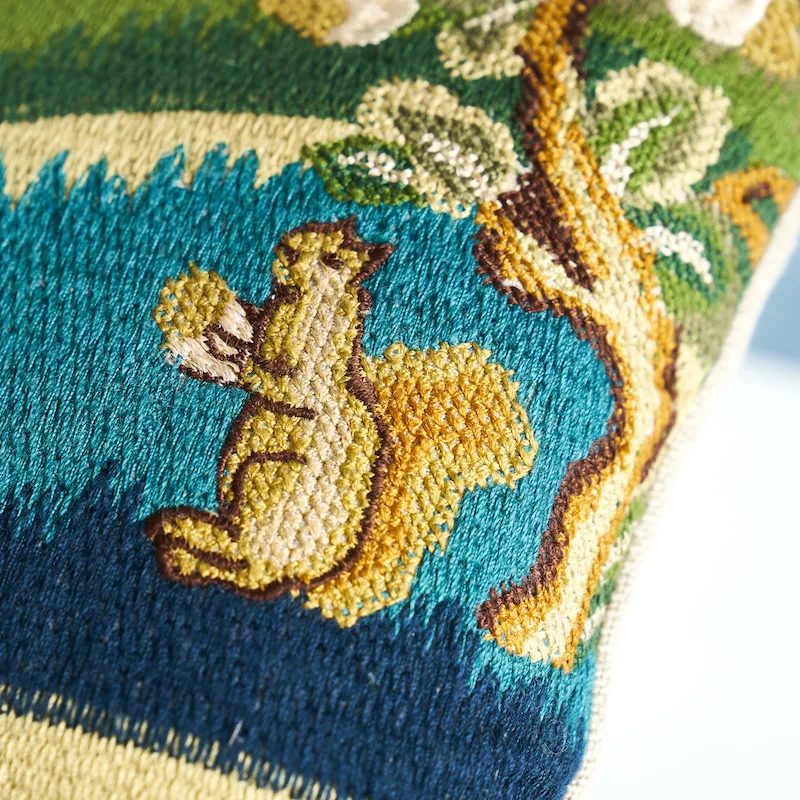 SO72450211 | Gerry Embroidery Pillow B - Document Schumacher Gerry Embroidery Pillow B in Document (SO72450211)