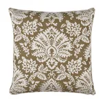 Schumacher Gianna Embroidery Pillow in Caramel (SO8616204)