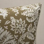 Schumacher Gianna Embroidery Pillow in Caramel (SO8616204)
