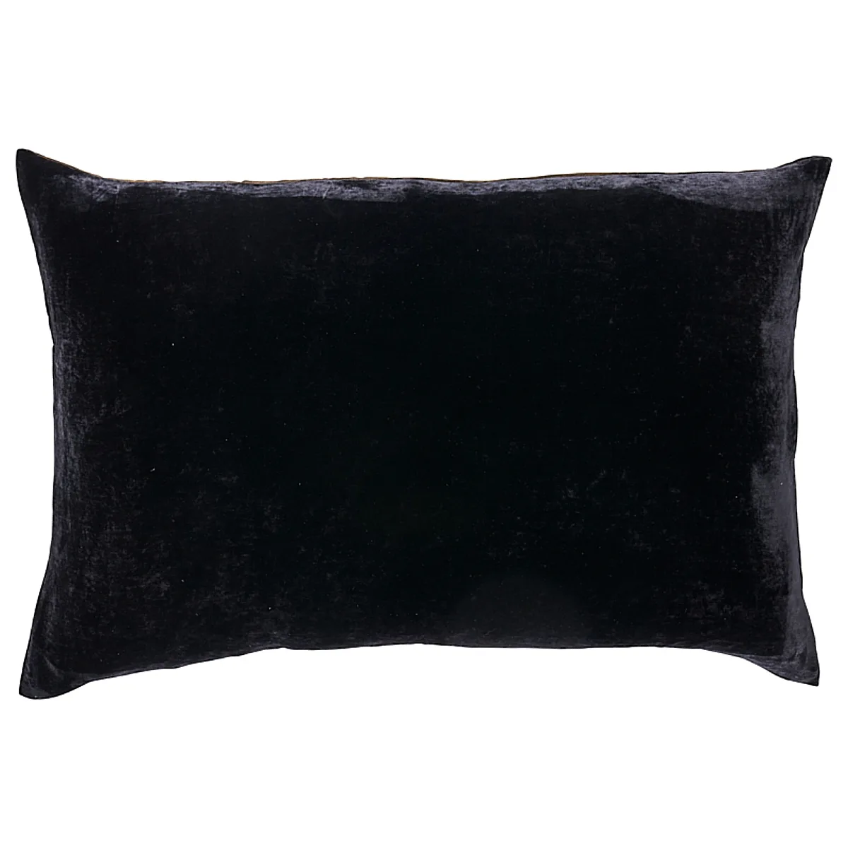 Schumacher Gilded Serpiente Velvet Pillow in Black (SO000135)