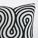 SO7934131 | Giraldi Embroidery Pillow - Black Schumacher Giraldi Embroidery Pillow in Black (SO7934131)