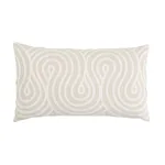SO7934231 | Giraldi Embroidery Pillow - Natural Schumacher Giraldi Embroidery Pillow in Natural (SO7934231)