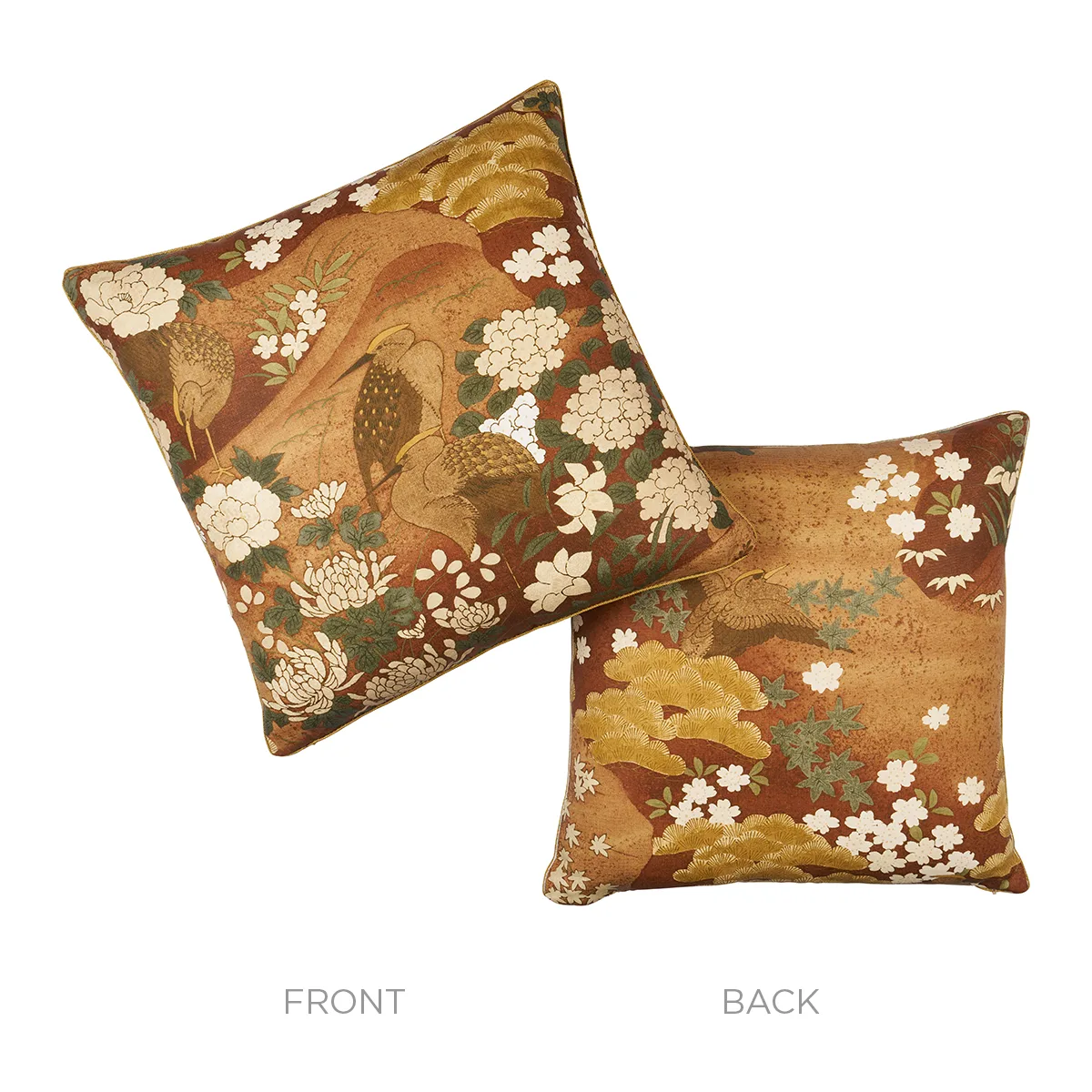 SO18287204 | Golden Hills Pillow - Burgundy Schumacher Golden Hills Pillow in Burgundy (SO18287204)
