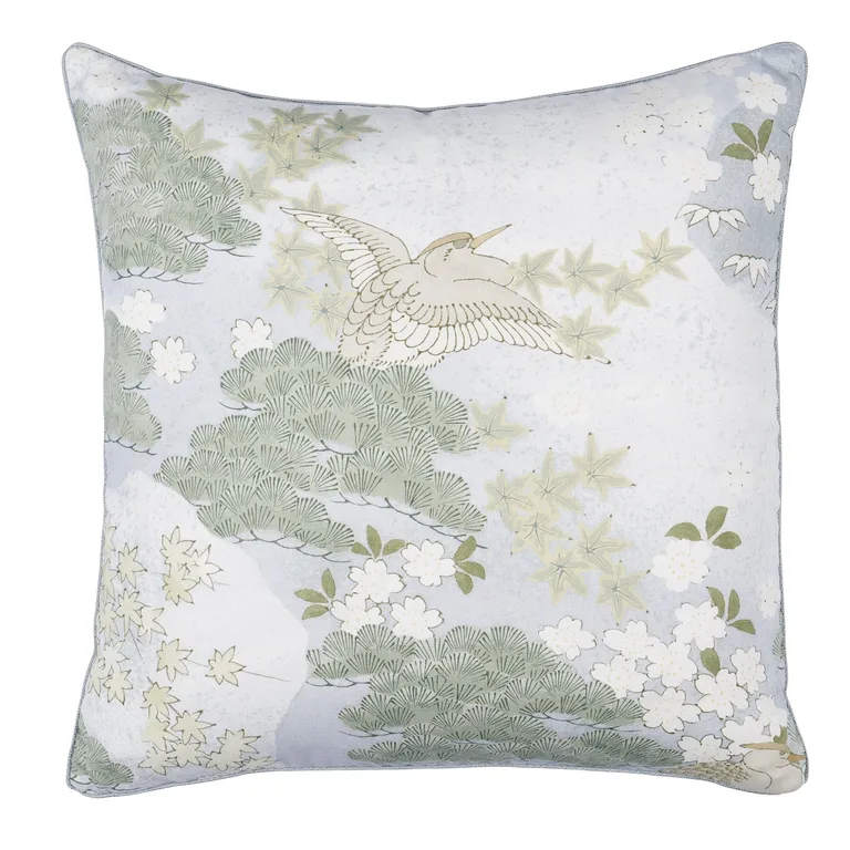 Schumacher Golden Hills Pillow in Sky (SO18287004)