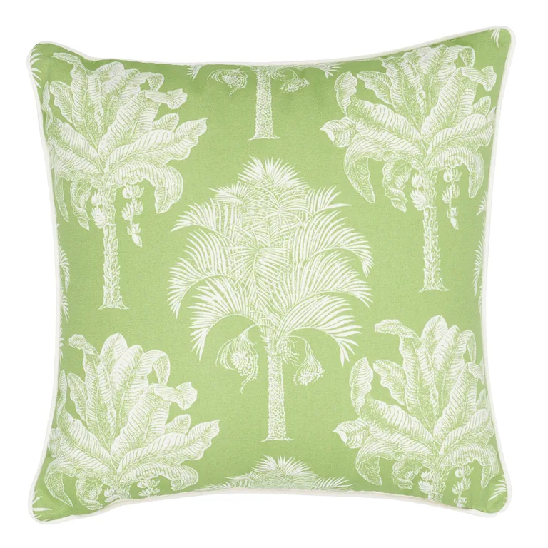 Schumacher Grand Palms I/O Pillow in Green (SO18096006)