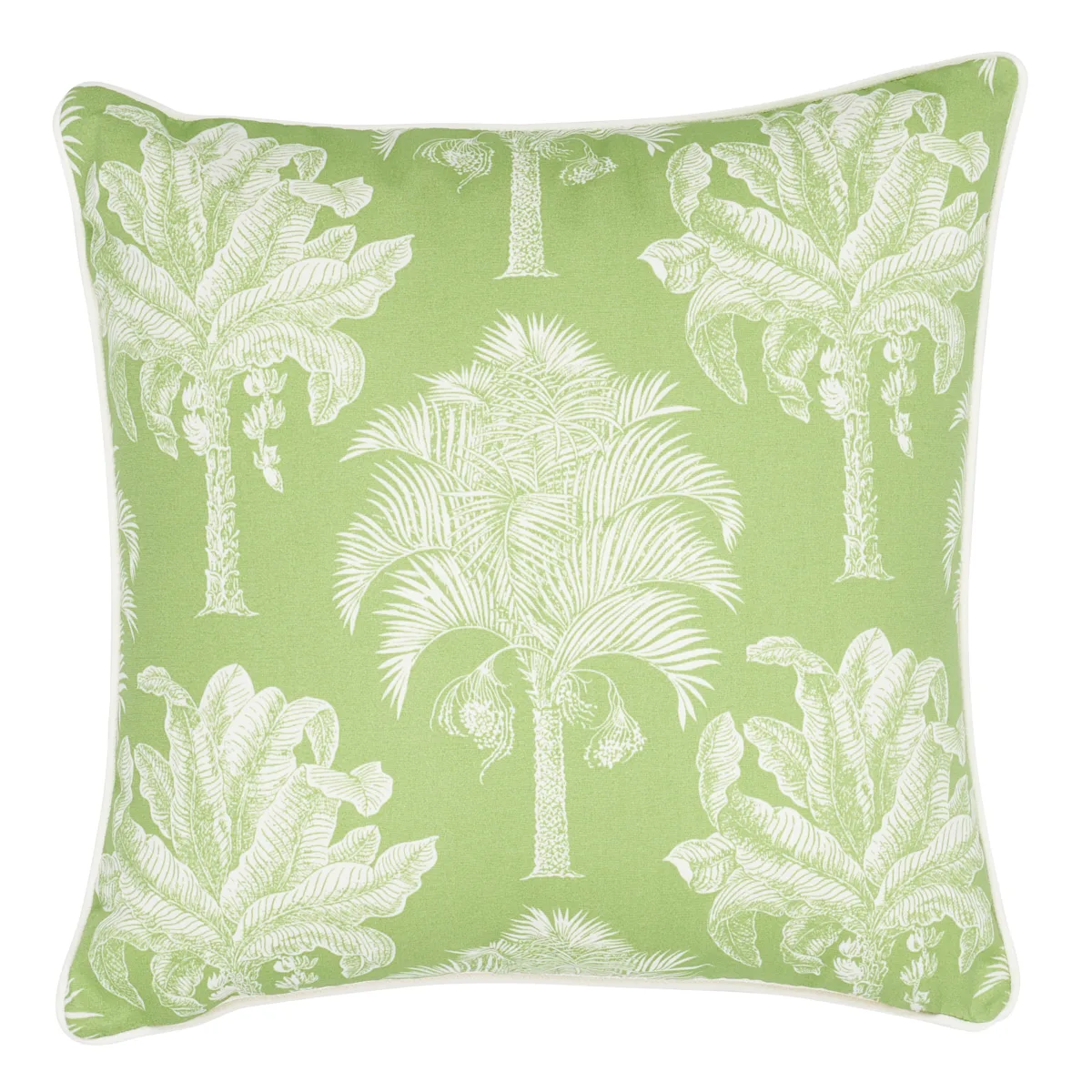 Schumacher Grand Palms I/O Pillow in Green (SO18096006)
