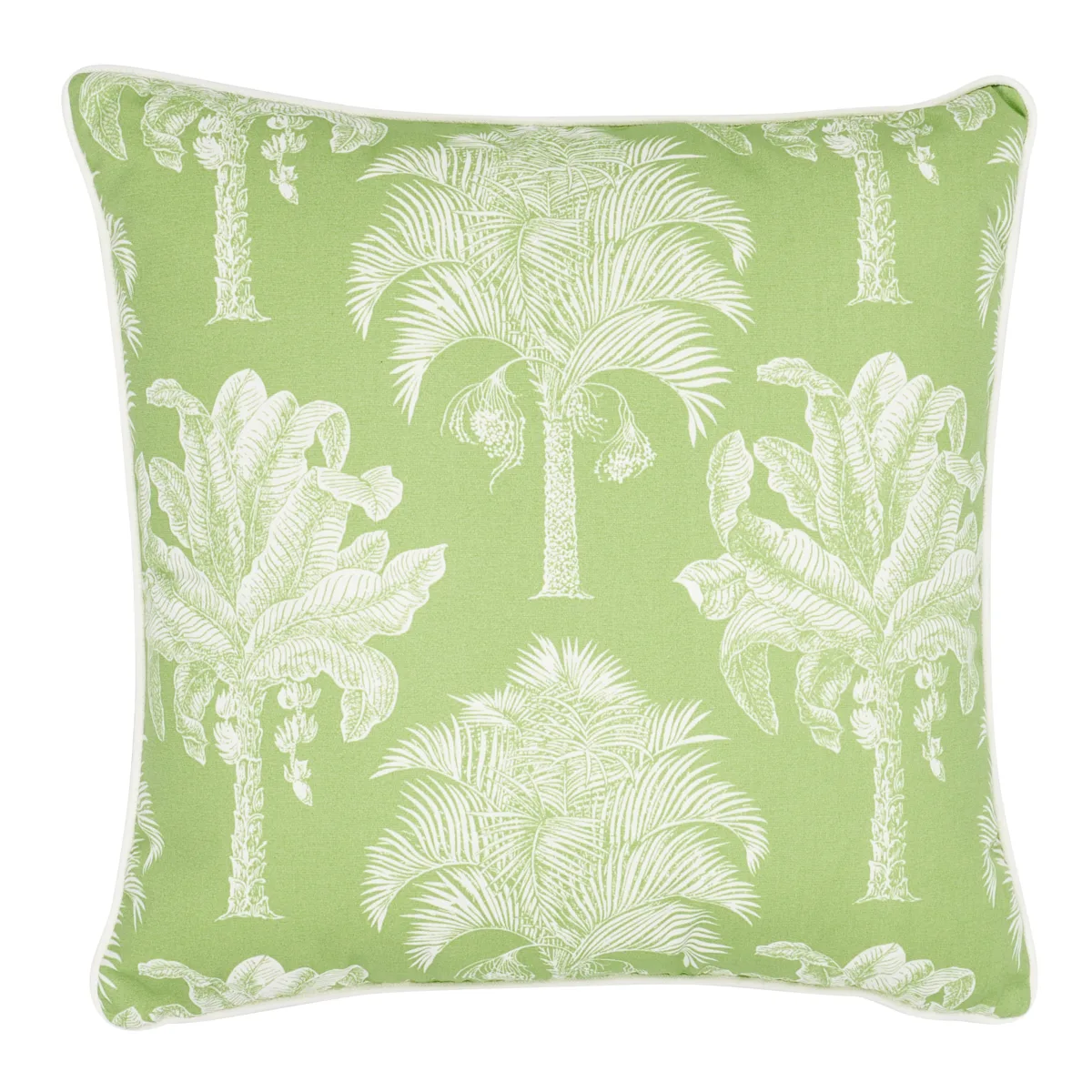 Schumacher Grand Palms I/O Pillow in Green (SO18096006)