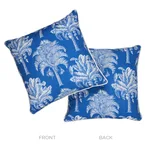 SO18096106 | Grand Palms I/O Pillow - Navy Schumacher Grand Palms I/O Pillow in Navy (SO18096106)
