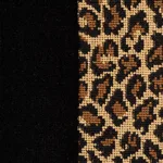 Schumacher Guepard Stripe Velvet Pillow in Black (SO7714218)