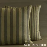 Hanson I/O Stripe Pillow - Green Schumacher Hanson I/O Stripe Pillow in Green