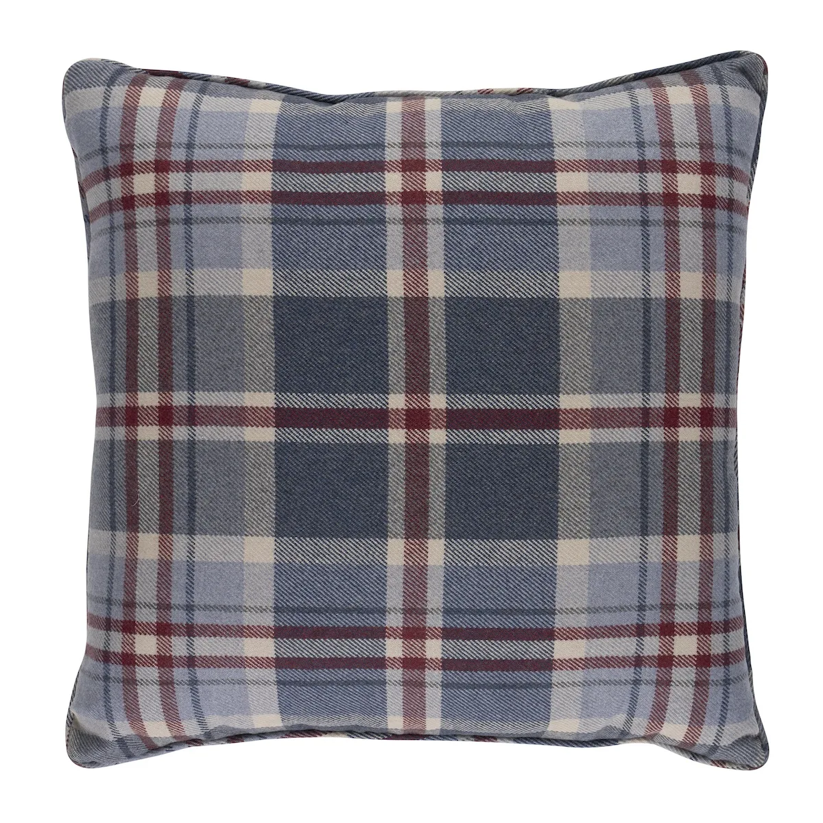 Schumacher Harris Merino Plaid Pillow in Americana