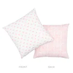 Hearts + Coffee Bean Pillow - Pink Schumacher Hearts + Coffee Bean Pillow in Pink