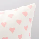 Hearts + Coffee Bean Pillow - Pink Schumacher Hearts + Coffee Bean Pillow in Pink