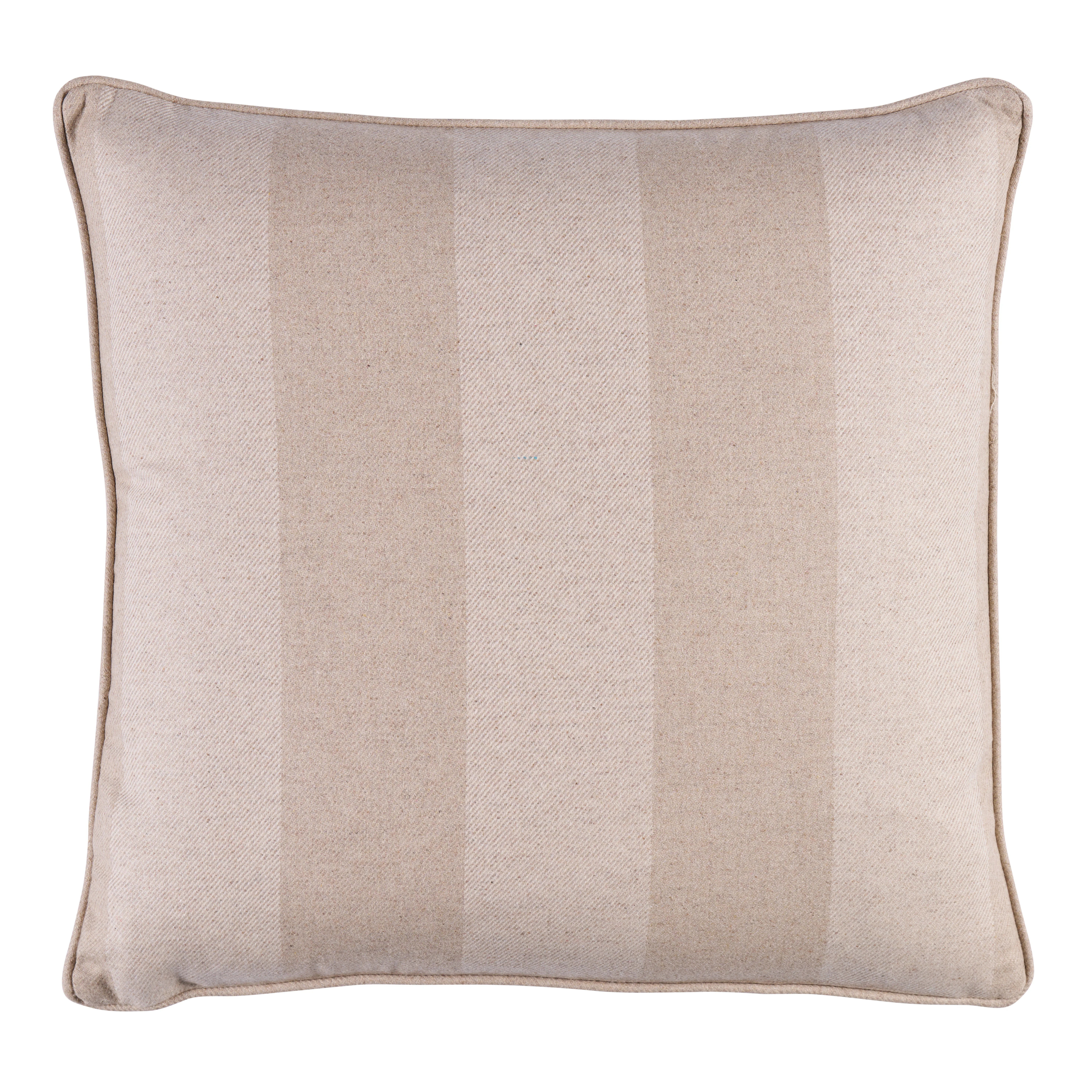 Schumacher Hemlock Stripe Pillow in Natural