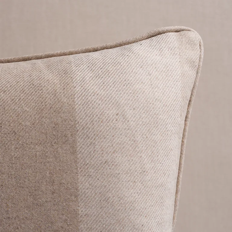 Schumacher Hemlock Stripe Pillow in Natural