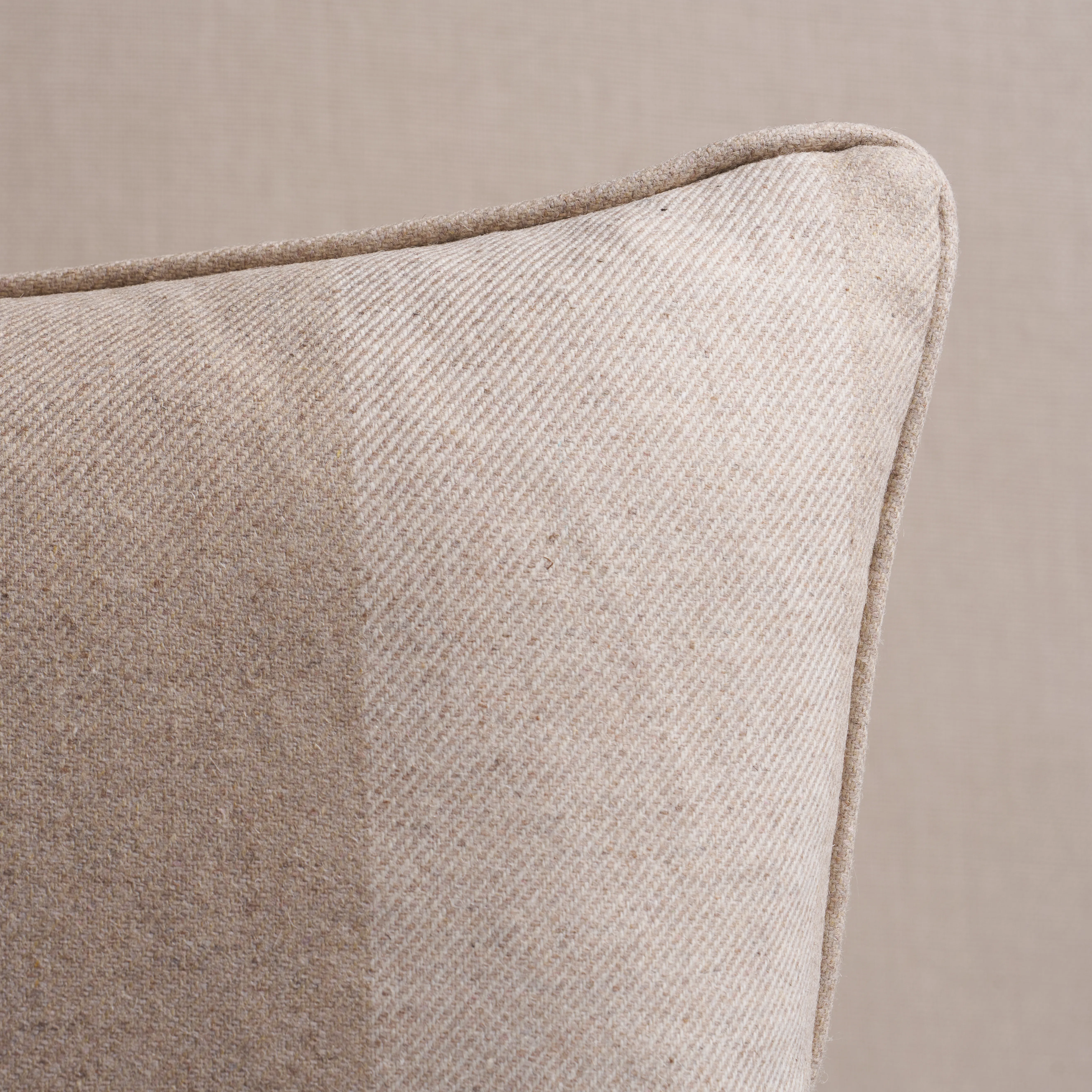 Schumacher Hemlock Stripe Pillow in Natural