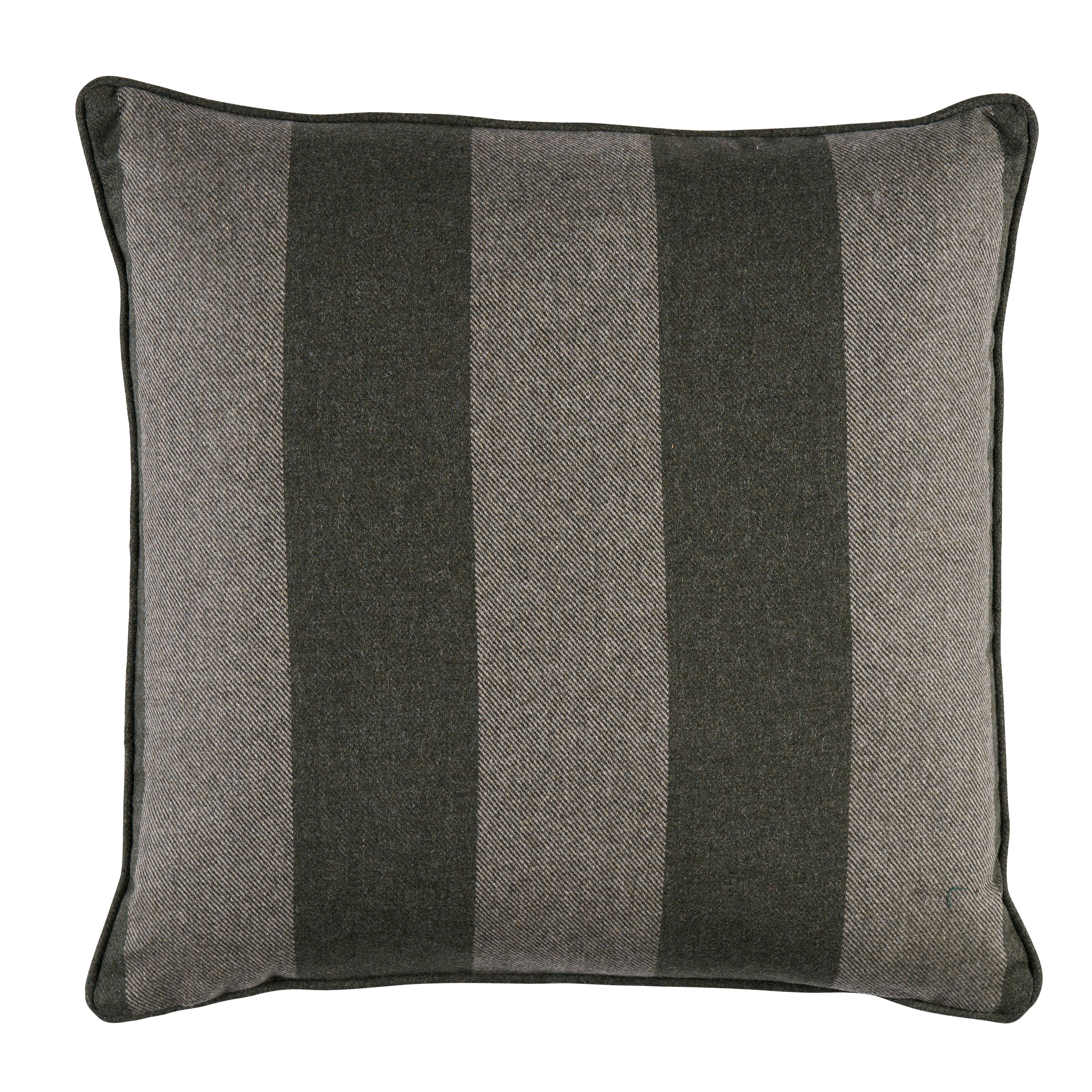 Schumacher Hemlock Stripe Pillow in Sage