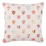 Schumacher Heraldic Pillow in Spezzatura (SO18016005)