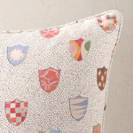 Schumacher Heraldic Pillow in Spezzatura (SO18016005)