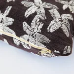 SO0002118 | Hibiscus Pillow - Plum Schumacher Hibiscus Pillow in Plum (SO0002118)