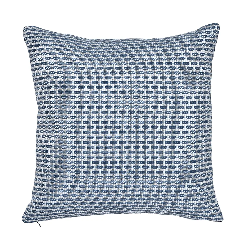 Schumacher Hickox I/O Pillow in Blue