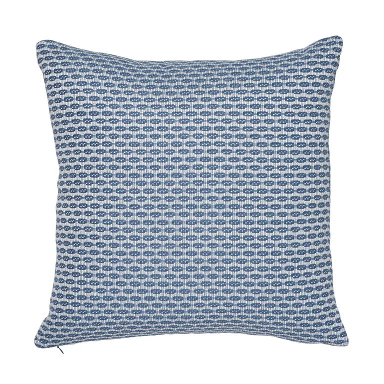 Schumacher Hickox I/O Pillow in Blue