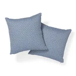 Schumacher Hickox I/O Pillow in Blue