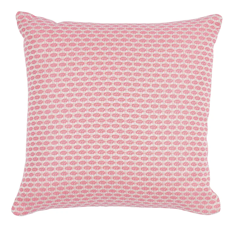 Schumacher Hickox I/O Pillow in Coral