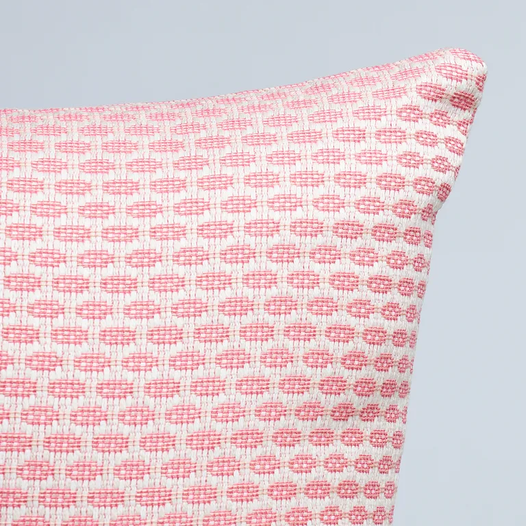 Schumacher Hickox I/O Pillow in Coral