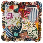 Hotch Potch Crazy Quilt Pillow - Document Schumacher Hotch Potch Crazy Quilt Pillow in Document