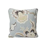 SO17403004 | Hothouse Flowers Pillow - Mineral Schumacher Hothouse Flowers Pillow in Mineral (SO17403004)