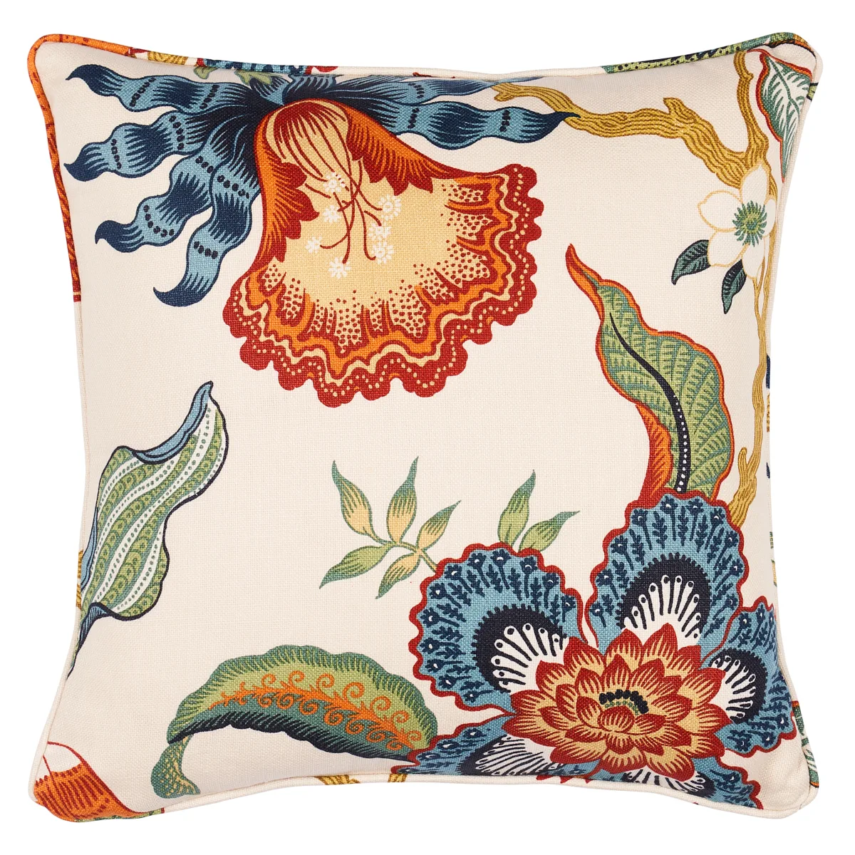 Schumacher Hothouse Flowers Pillow in Spark (SO17403104)