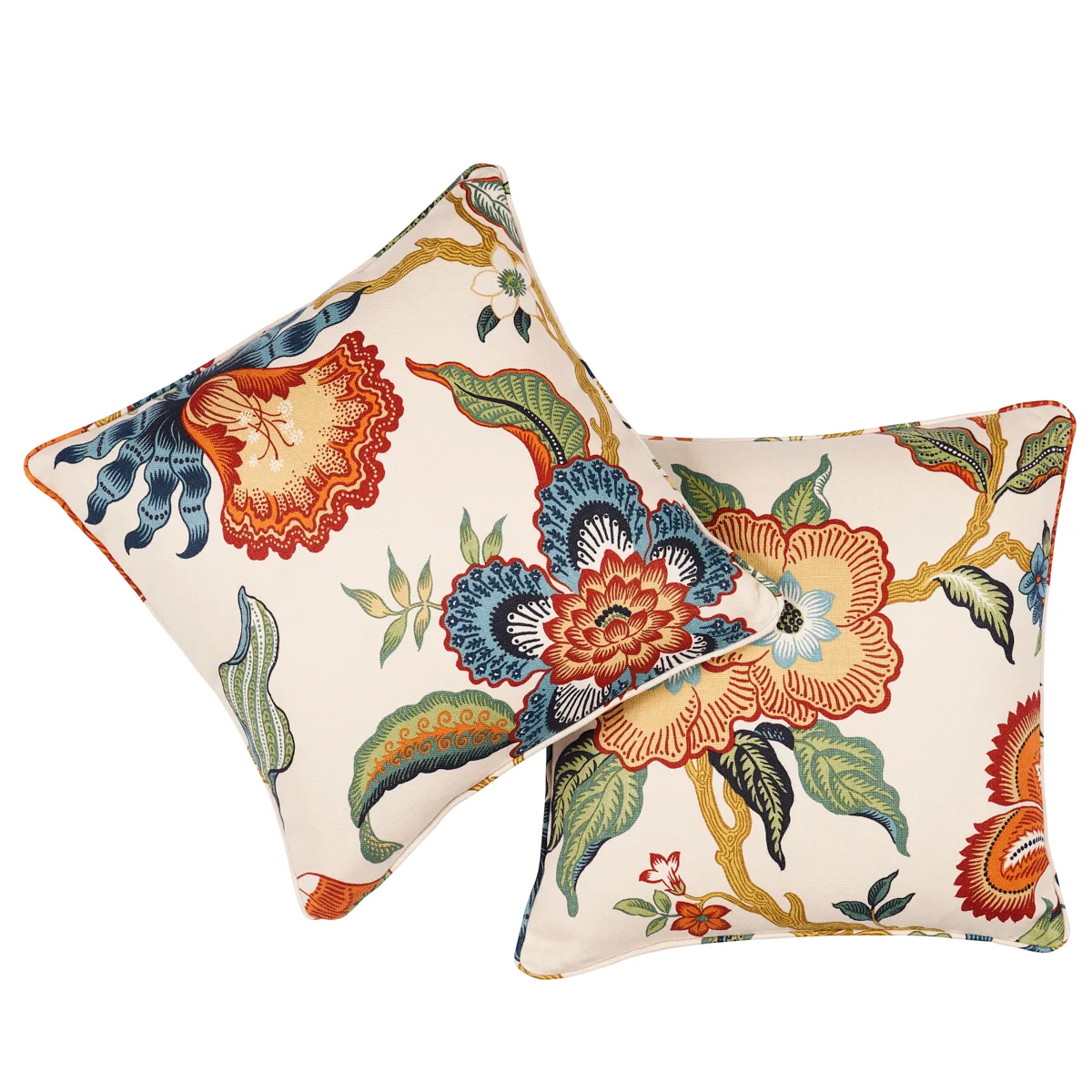 SO17403104 | Hothouse Flowers Pillow - Spark Schumacher Hothouse Flowers Pillow in Spark (SO17403104)