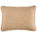 SO8235112 | Hudson Wool Check Pillow - Camel Schumacher Hudson Wool Check Pillow in Camel (SO8235112)
