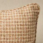 SO8235112 | Hudson Wool Check Pillow - Camel Schumacher Hudson Wool Check Pillow in Camel (SO8235112)
