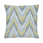 SO7346005 | Ibiza Flamestitch Pillow - Pool Schumacher Ibiza Flamestitch Pillow in Pool (SO7346005)