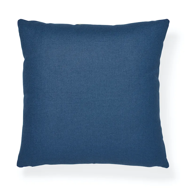 Schumacher Ibiza Flamestitch Pillow in Pool (SO7346005)