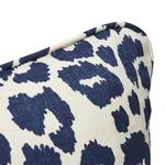 Schumacher Iconic Leopard Pillow in Ink