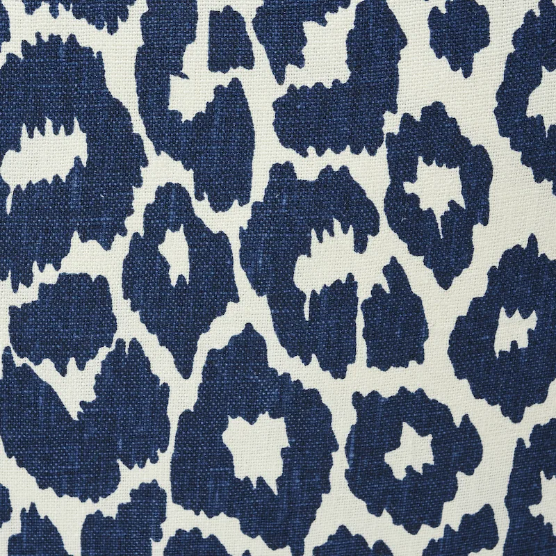 Schumacher Iconic Leopard Pillow in Ink
