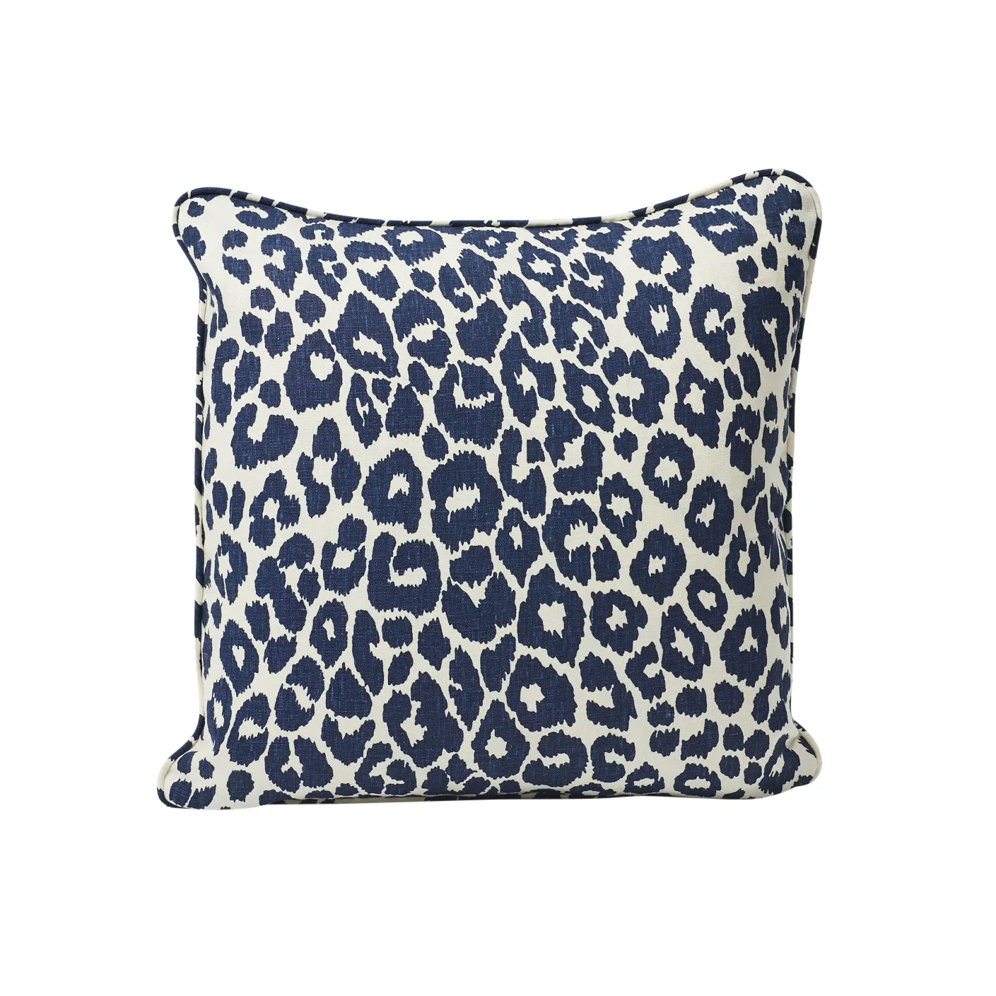 Schumacher Iconic Leopard Pillow in Ink (SO17572005)