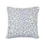 Schumacher Iconic Leopard Pillow in Sky