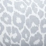 Schumacher Iconic Leopard Pillow in Sky