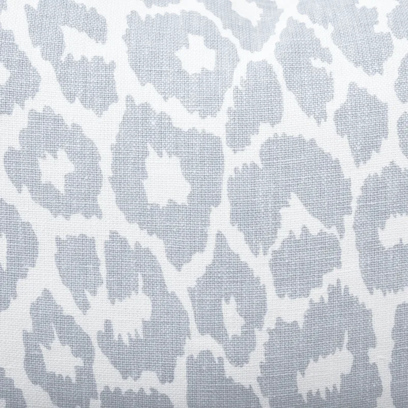 Schumacher Iconic Leopard Pillow in Sky
