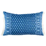 Schumacher Indah Batik Pillow in Indigo (SO18049014)