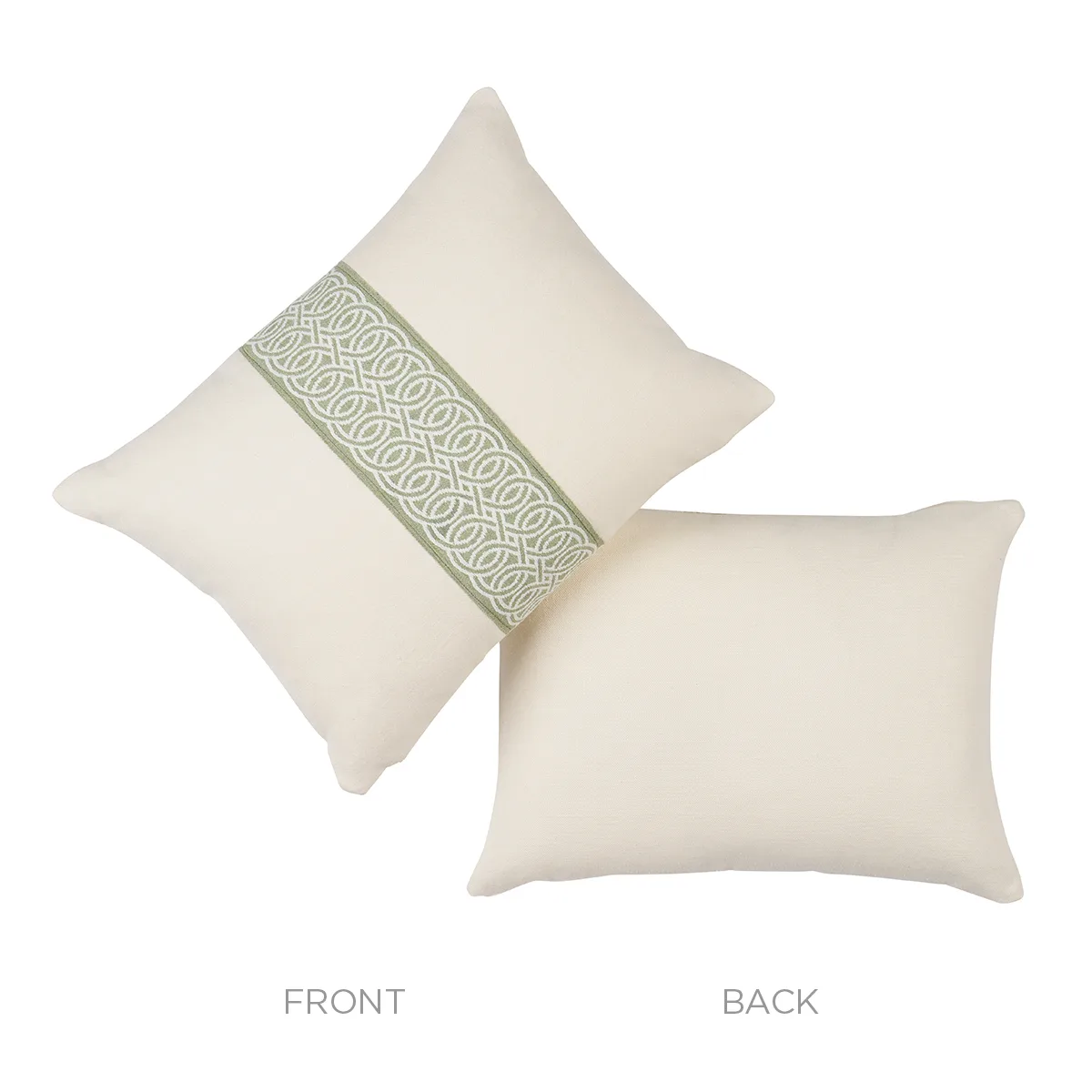 SO8354112 | Infinito I/O Pillow - Sage Schumacher Infinito I/O Pillow in Sage (SO8354112)