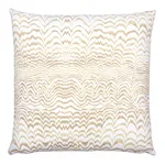SO18105104 | Ink Wave Print I/O Pillow - Natural Schumacher Ink Wave Print I/O Pillow in Natural (SO18105104)