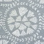 SO7749003 | Isla Hand Embroidery Pillow - Sky Schumacher Isla Hand Embroidery Pillow in Sky (SO7749003)