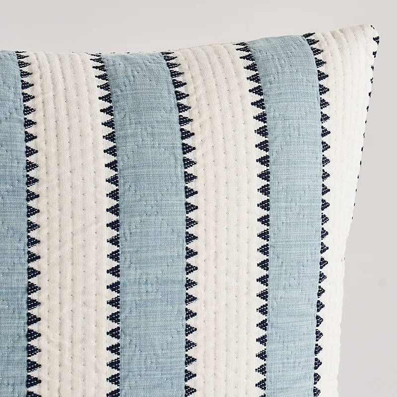 Isolde Stripe Pillow - Sky Schumacher Isolde Stripe Pillow in Sky