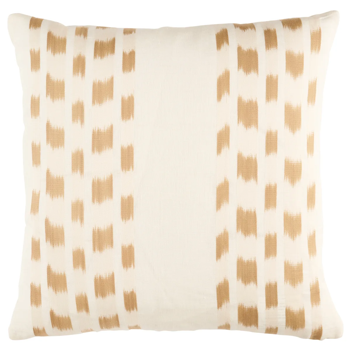 Schumacher Izmir Ikat Stripe Pillow in Sand (SO6947405)
